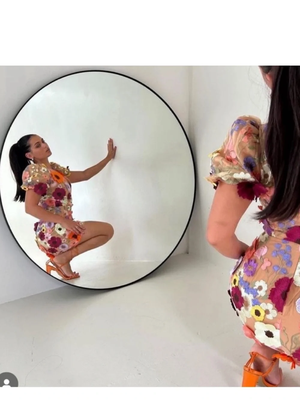 elliatt rosalind 3 floral applique embellished statement mini dress size XL NEW - Picture 11 of 15